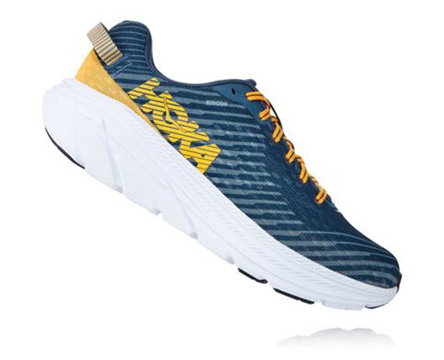 Hoka One One Rincon Löparskor Herr - Marinblå/Vita - MAWEZ-6587